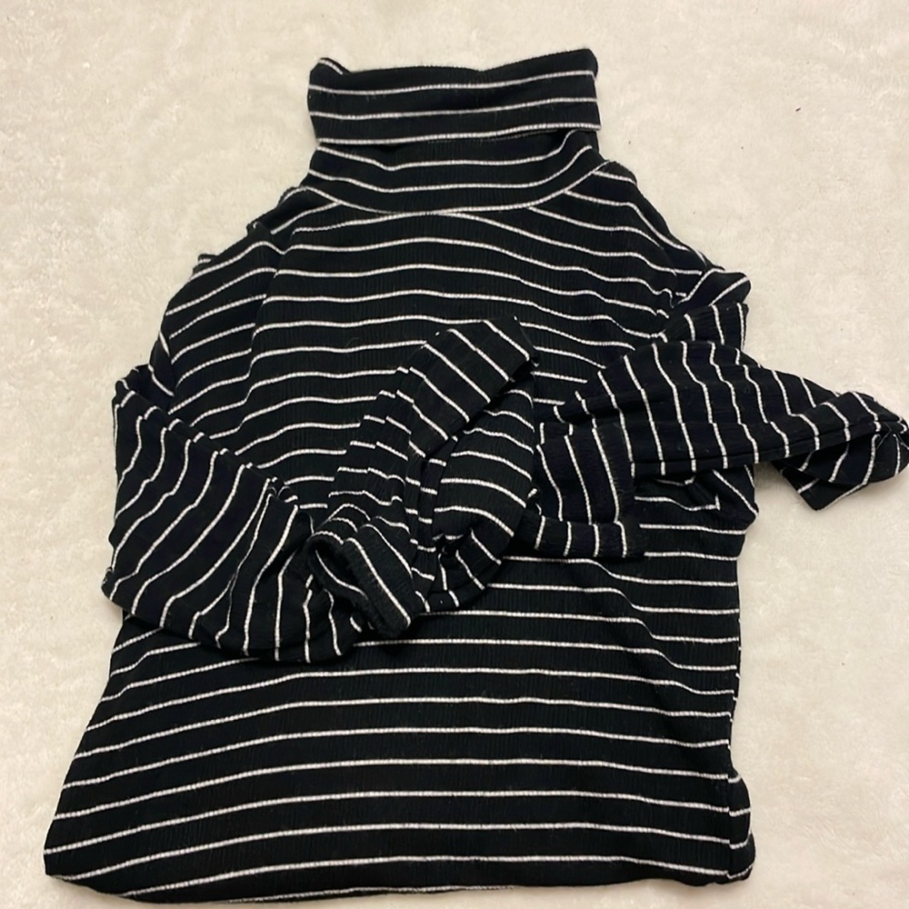 Stripped Turtle neck